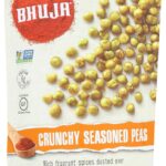 bhuja snacks crunchy seasoned peas pack