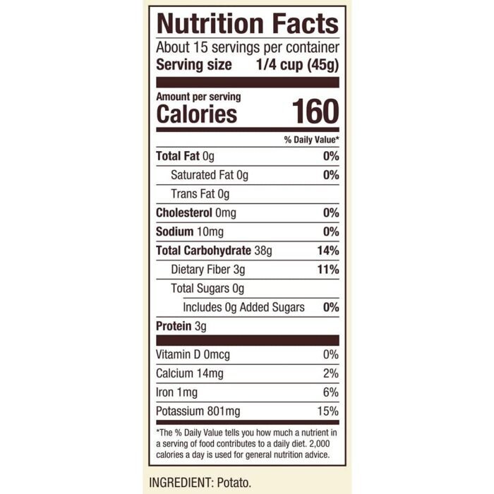 bobs red mill potato flour pack