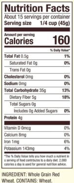 bobs red mill red bulgur hard wheat pack