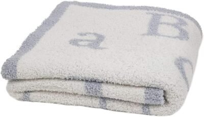 barefoot cozy chic abc blacket ocean cream baby