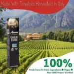 amore garlic paste made with tomatoes harvested in italy