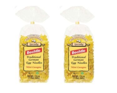 bechtle mini lasagna german egg noodles pack