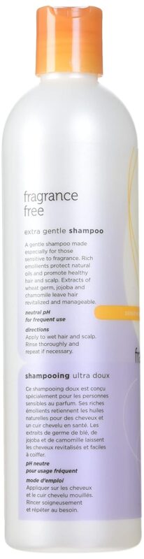 earth science fragrance free shampoo