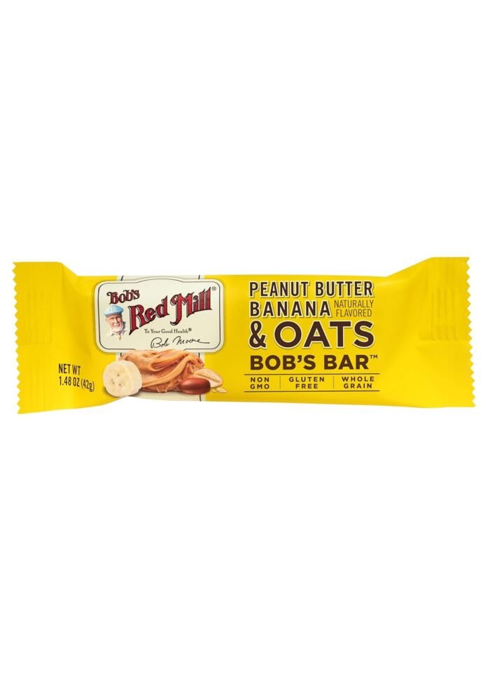 bobs red mill peanut butter banana & oats snack bar pack