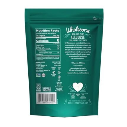 wholesome allulose zero calorie sweetener
