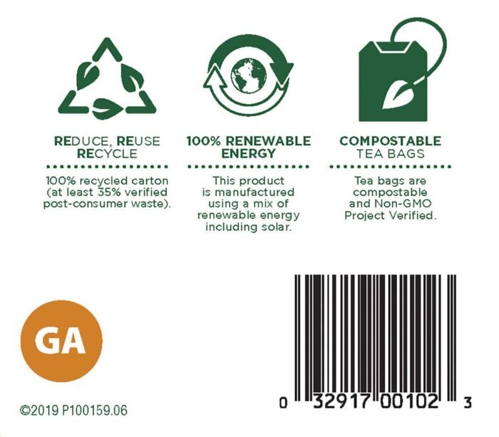 traditional medicinals organic ginger aid tea pack