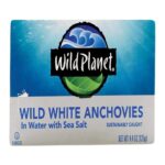 wild planet white anchovies lightly salted in water