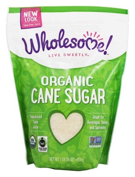Wholesome Organic Cane Sugar, 16 Oz