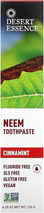 desert essence neem toothpaste cinnamint