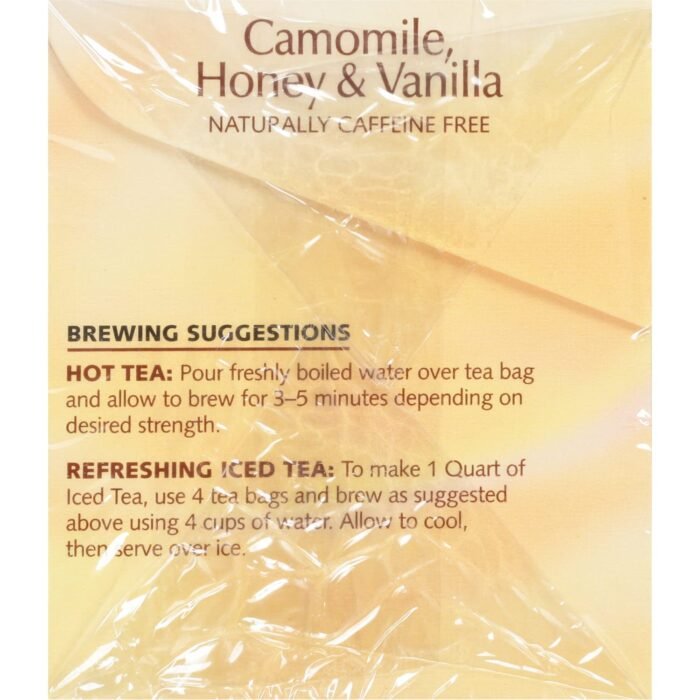 twinings camomile honey & vanilla tea 20 count