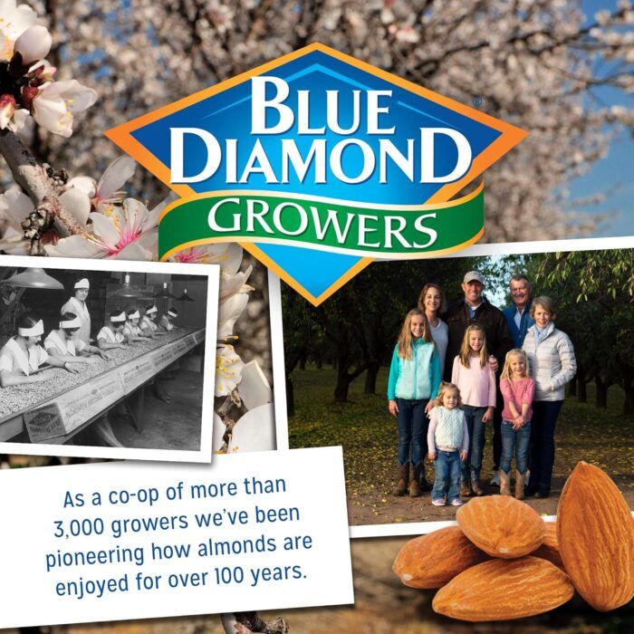 blue diamond almond nut thins cracker crisps pack