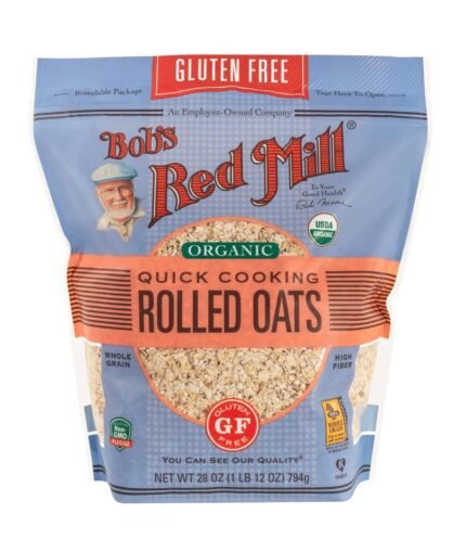 bobs red mill organic quianic quick cooking rolled oats pack