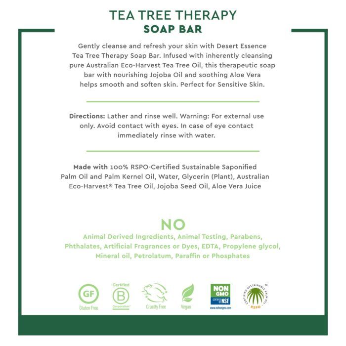 desert essence tea tree cleansing bar soap