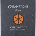 caran d ache cd ink cartridges electric orange