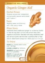 traditional medicinals organic ginger aid tea pack