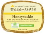 clearly natural honeysuckle glycerine soap