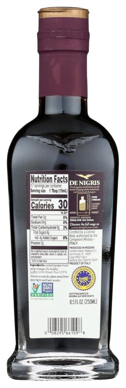 de nigris balsamic vinegar of modena smooth