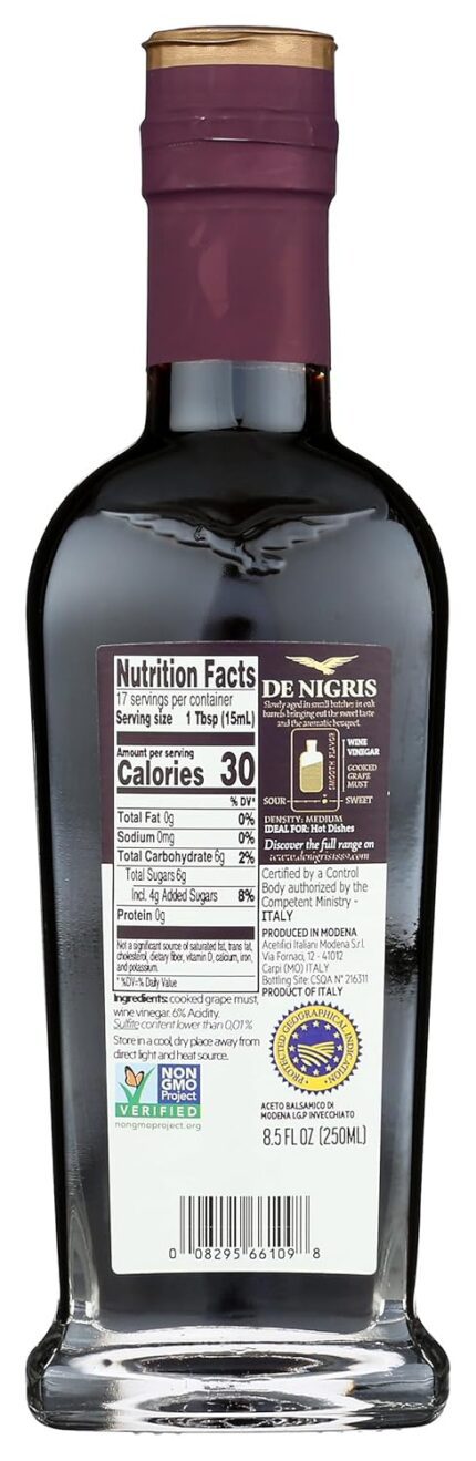 de nigris balsamic vinegar of modena smooth