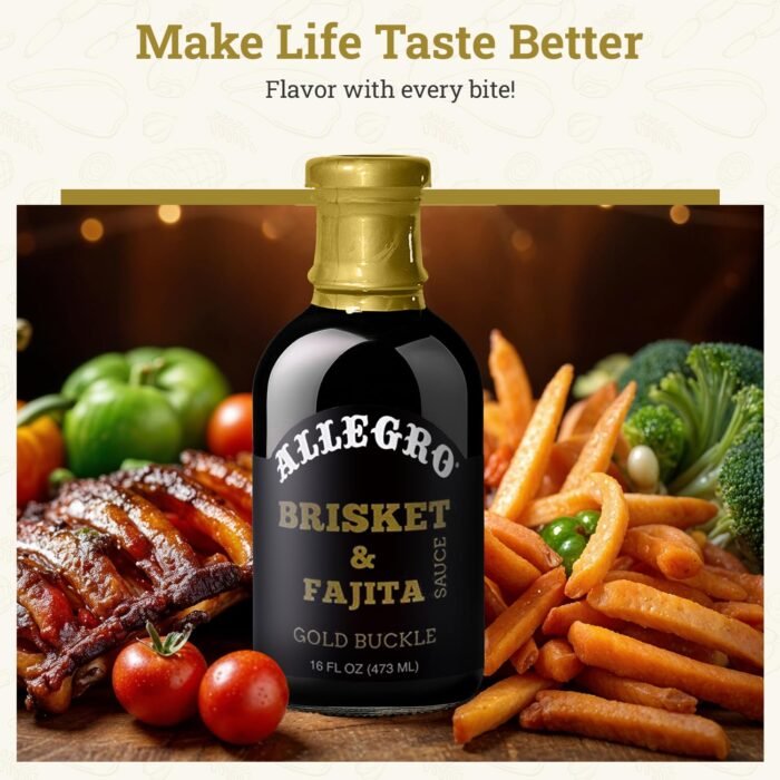 allegro brisket & fajita gold buckle sauce