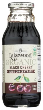 Lakewood Organic Cherry Concentrate, Black, 12.5 Fl Oz