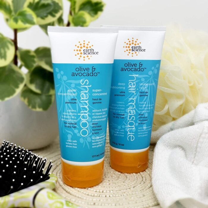 earth science olive & avocado oil shampoo