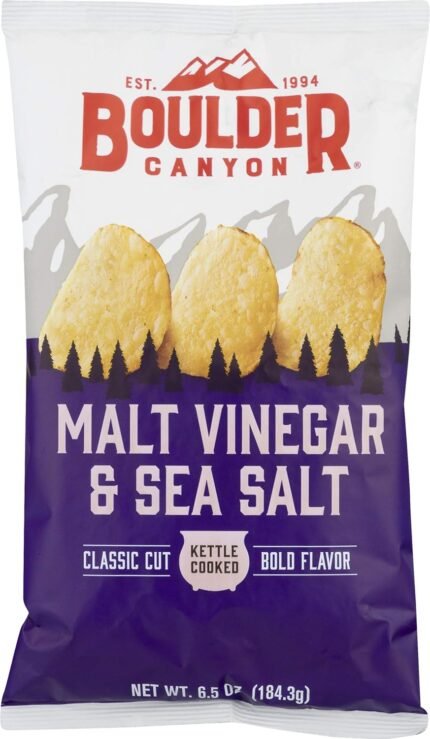 boulder canyon chips malt vinegar & sea salt pack