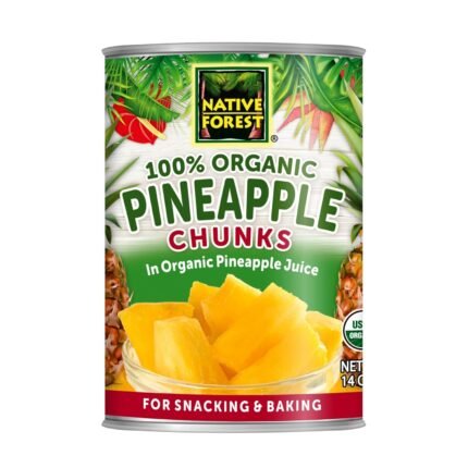 native forest canned pineapple chunk