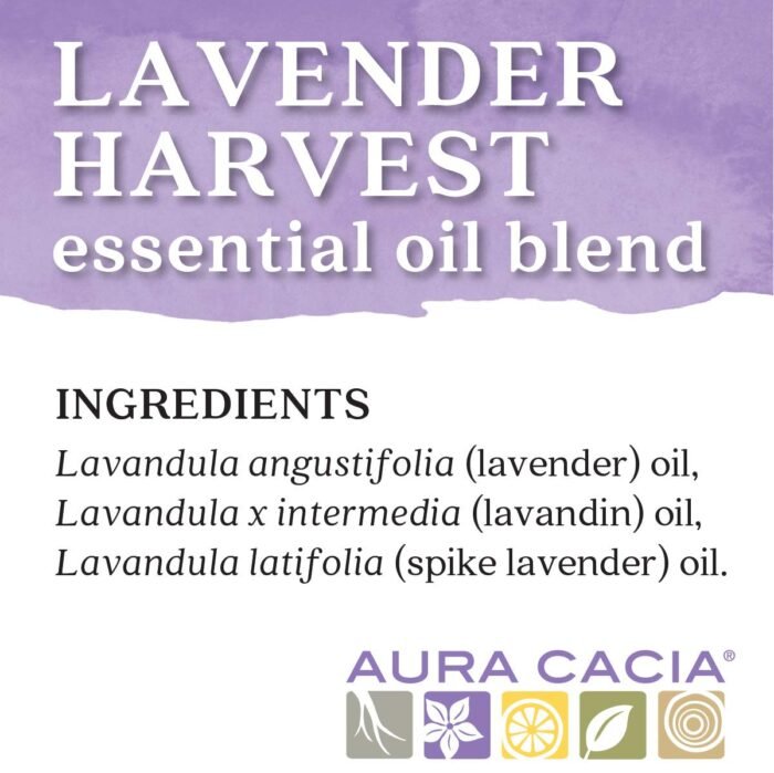 aura cacia lavender harvest essential oil blend