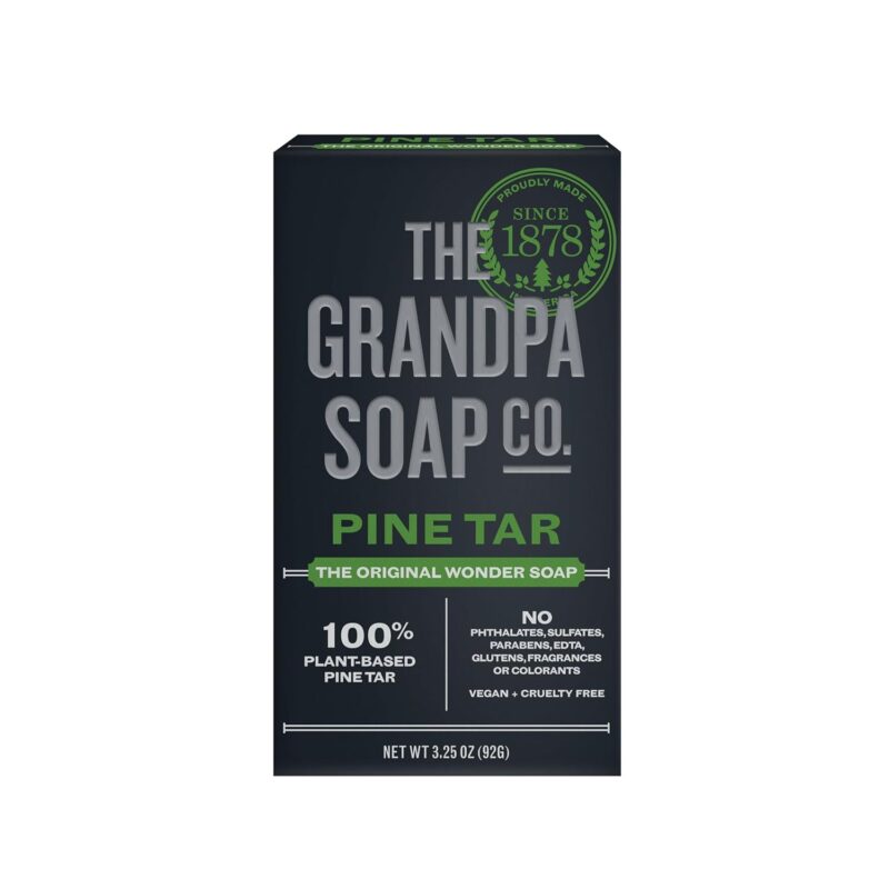 grandps's pine tar soap medium size