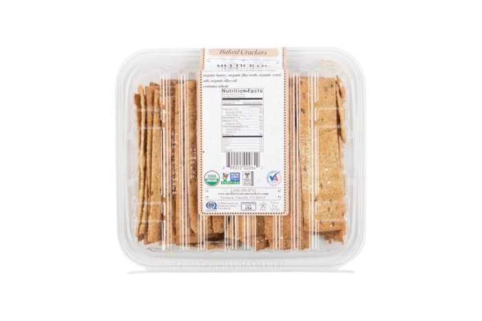 firehook baked crackers multigrain flac crackers