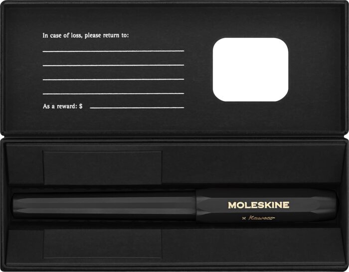 moleskine x kaweco fountain pen black