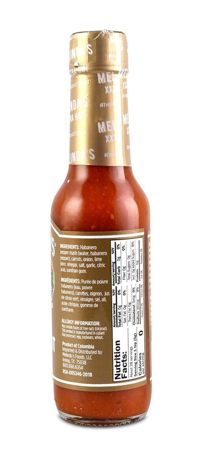 melindas original habanero extra hot sauce