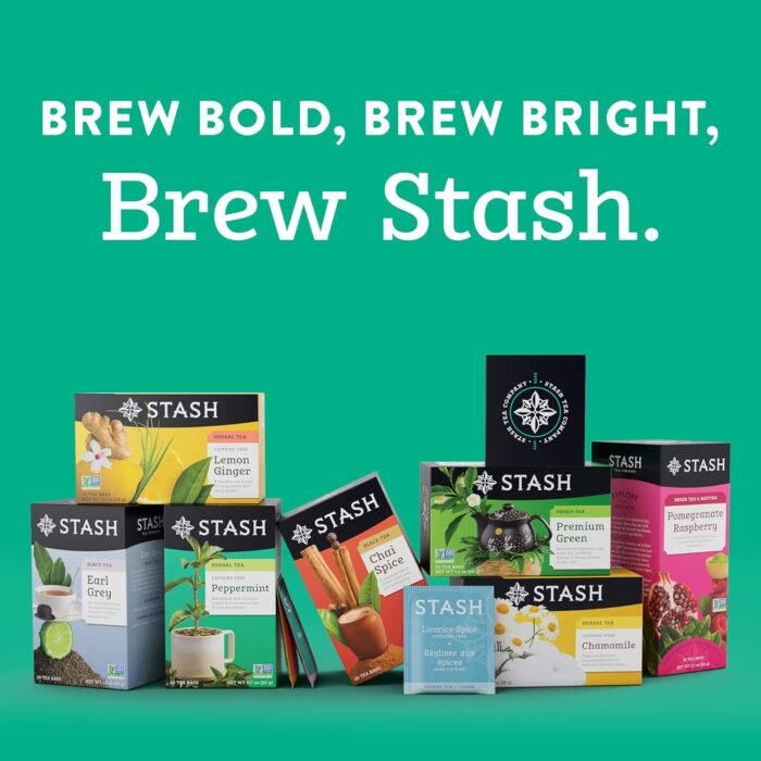 stash pomegranate raspberry green tea & matcha pack