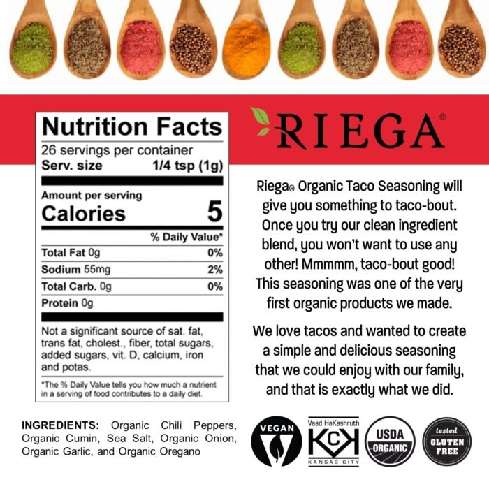 riega organic taco seasoning
