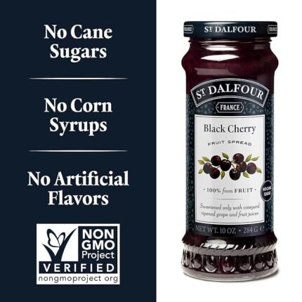 st dalfour black cherry fruit spread