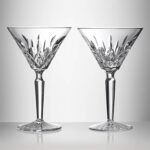 waterford lismore martini glass set of 2