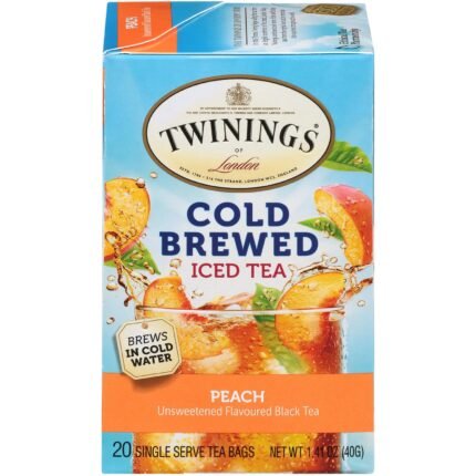 twinings cold brewed peack iced tea pack