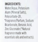 crystal deodorant body spray lavendar & white tea
