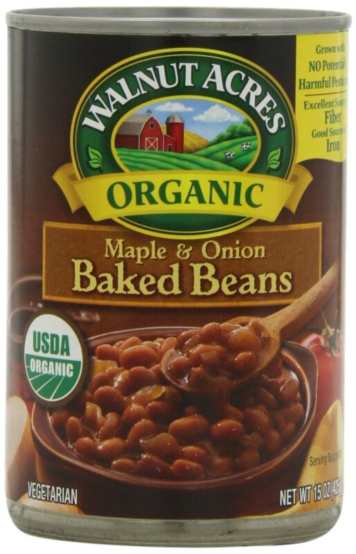 wainut acres organic backed beans maple & onion