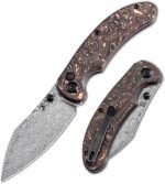 kansept nesstreet button lock pocket folding knife