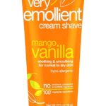 alba botanical mango vanilla emollent cream shave