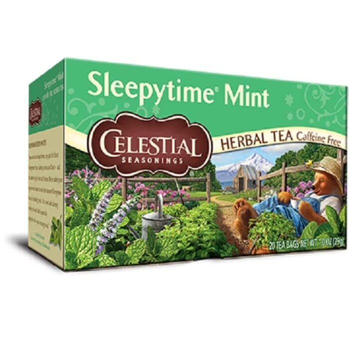 sleepy time mint celestial seasonings herbal tea 20 ct