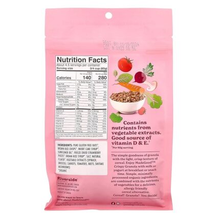 made good crispy light granola strawberry pack