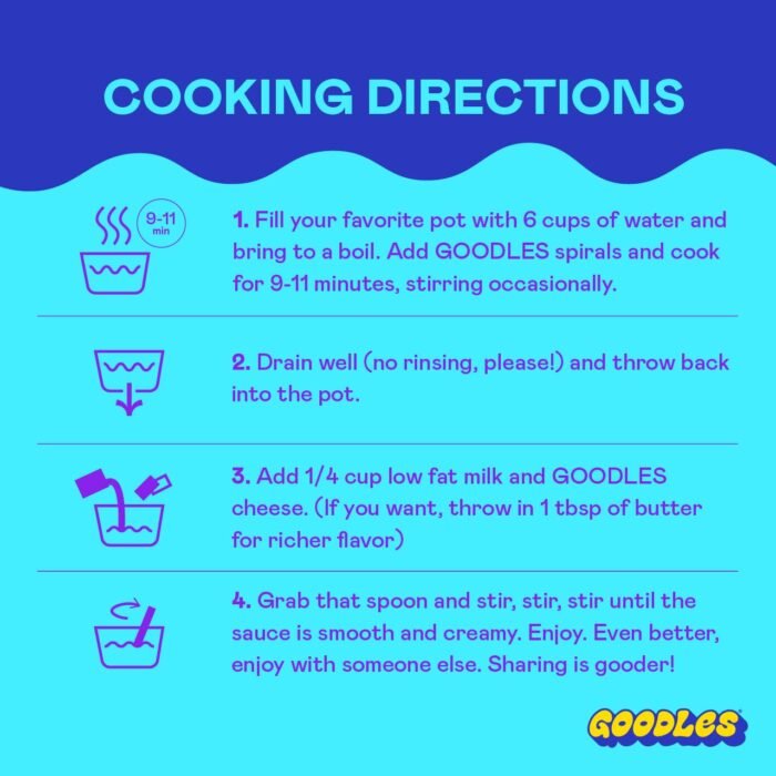 goodles twist my parm mac & cheese pack