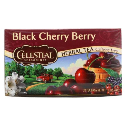 celestial seasonings herb tea black cherry