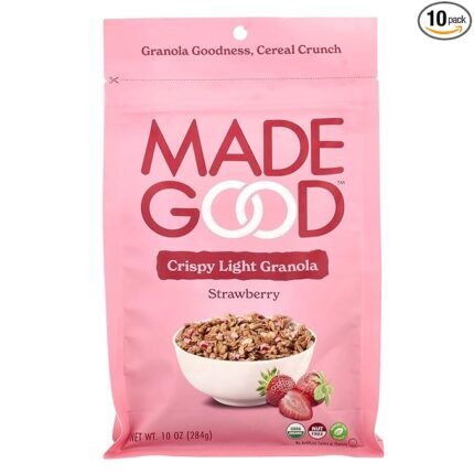 made good crispy light granola strawberry pack