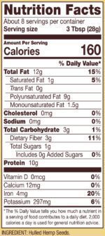 bobs red mill hemp seed hearts pack ingredient