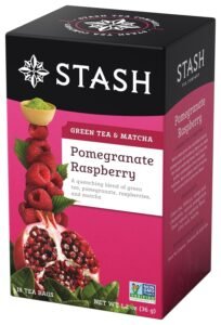 stash pomegranate raspberry green tea & matcha pack
