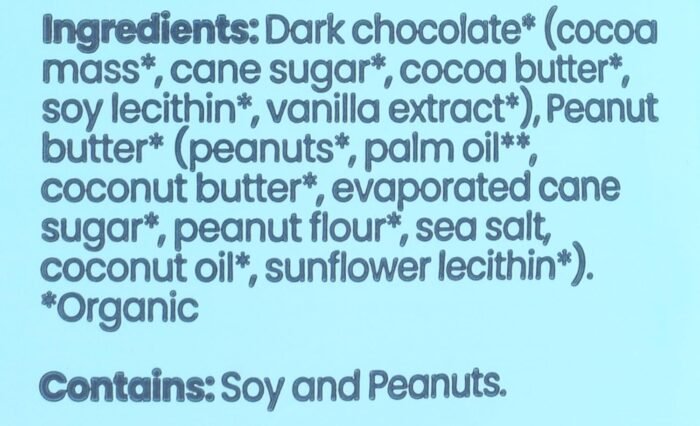 chocxo dark chocolate peanut butter cups pack