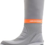 grundens deck boss boot grey & orange 8
